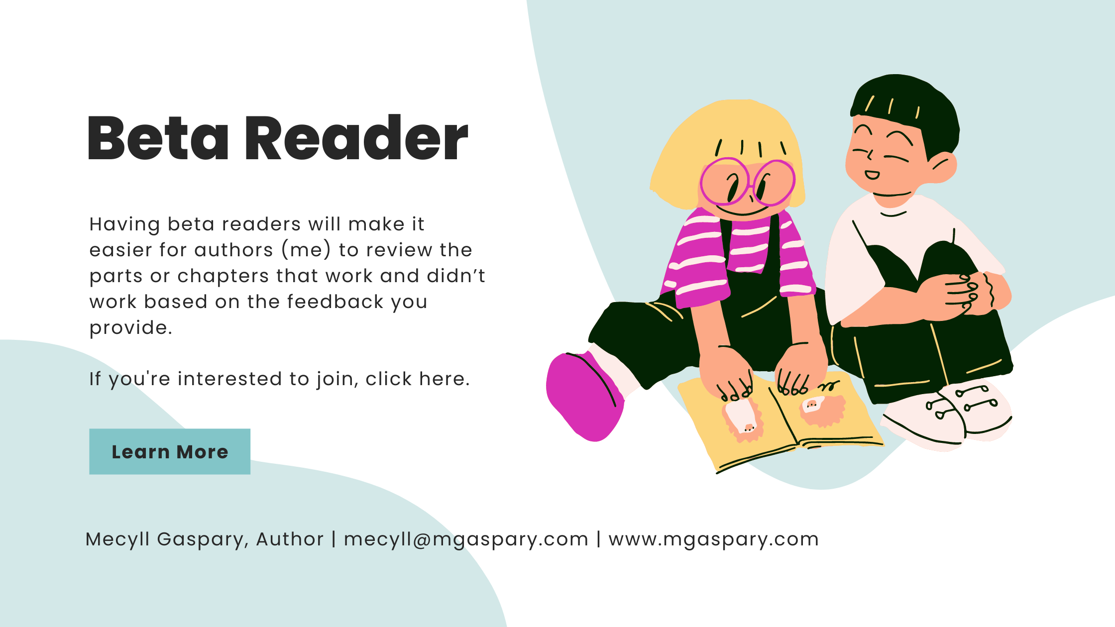 Beta Reader Featured Image - M Gaspary Blog