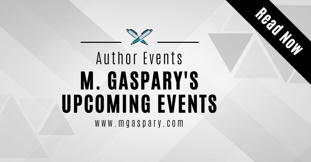 M Gaspary Author Events Featured Image Uploaded on M Gaspary Blog